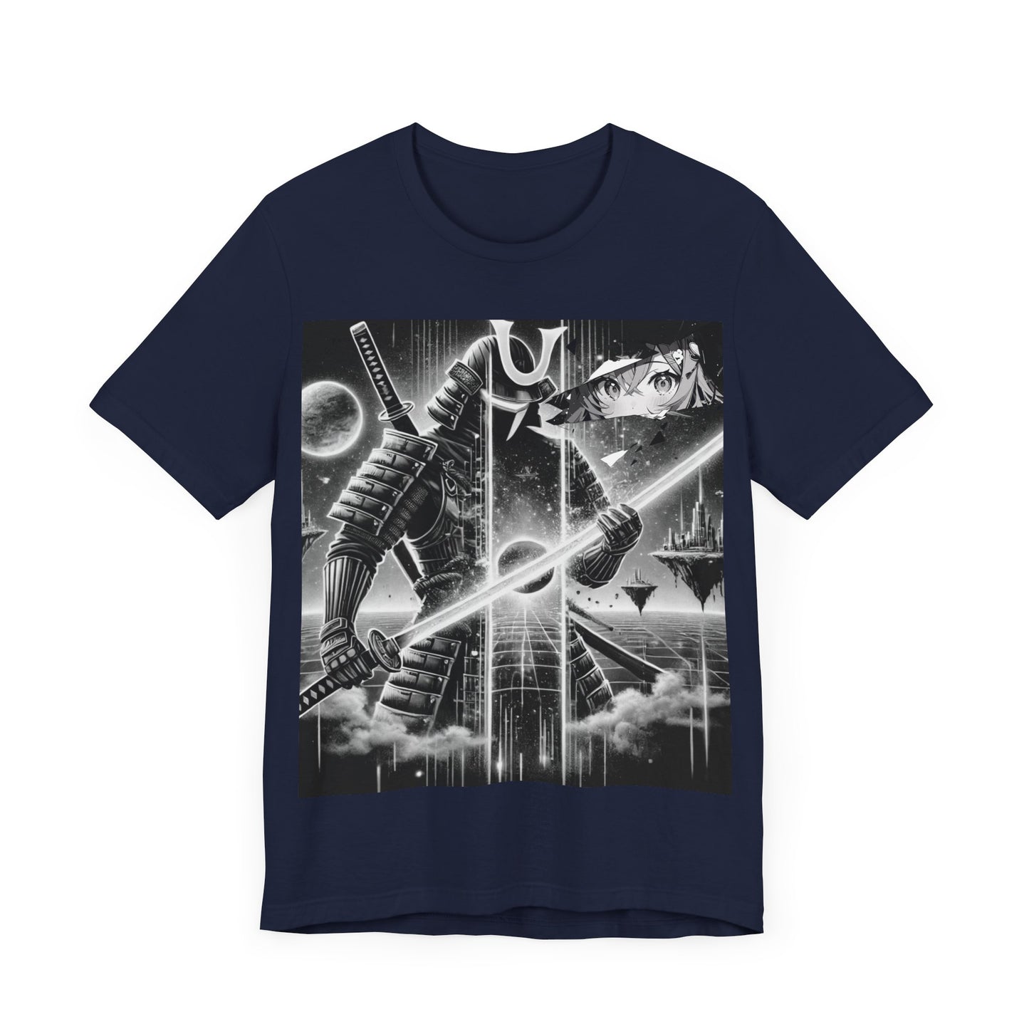 Surreal Samurai Warrior Designed Unisex, Unique, fun and cool surreal designed Tee
