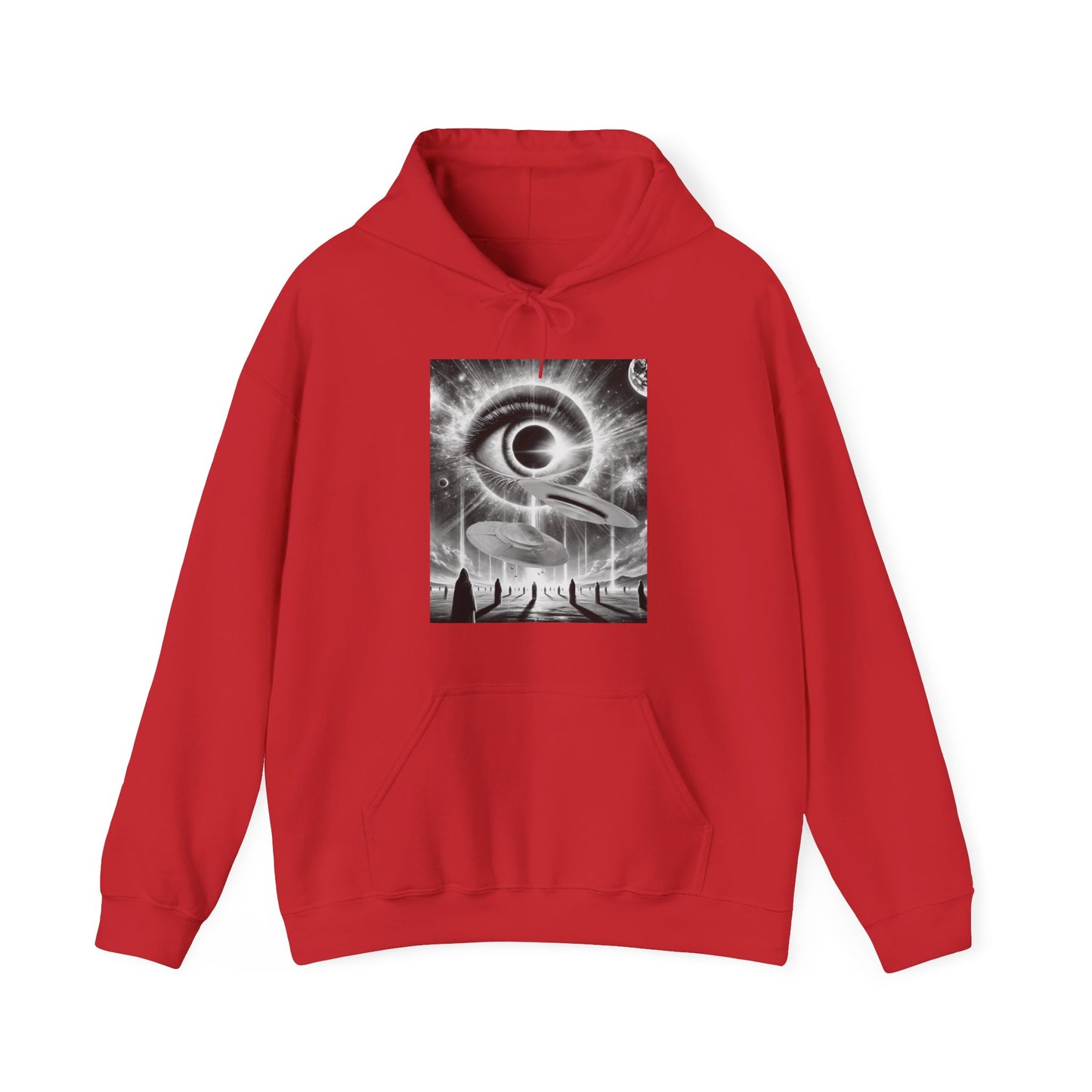 Surreal Designed Sci-Fi Inspired - Unisex Heavy Blend™ Hooded Sweatshirt
