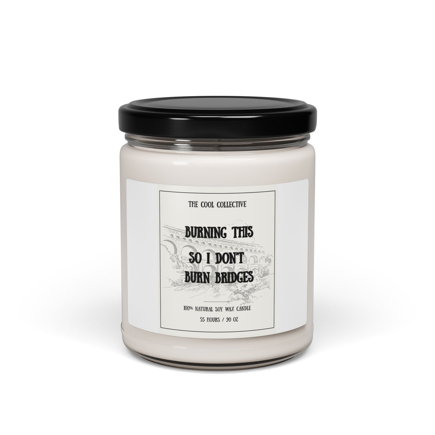 Burning This So I Don't Burn Bridges - Scented Soy Candle, 9oz