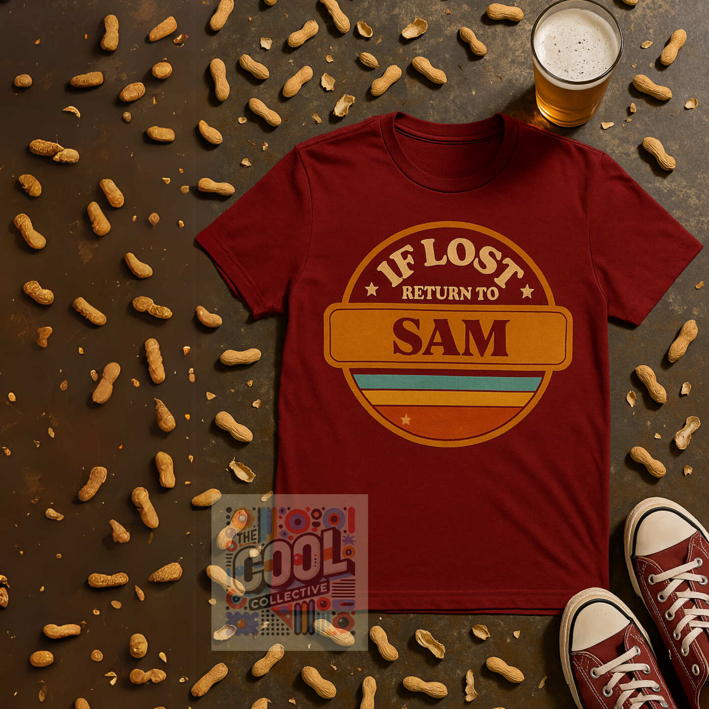 Father’s Day gift idea for dads, retro men’s shirt with beer and bar theme, vintage personalized gift for him, custom summer shirt for men, Bella Canvas dad tee