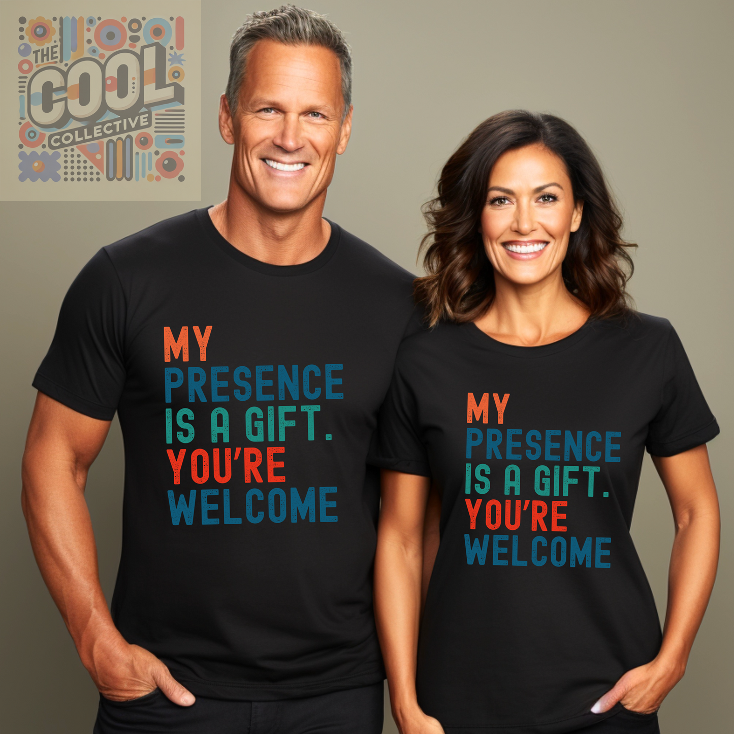 Retro bold text t-shirt for gifting or daily humor