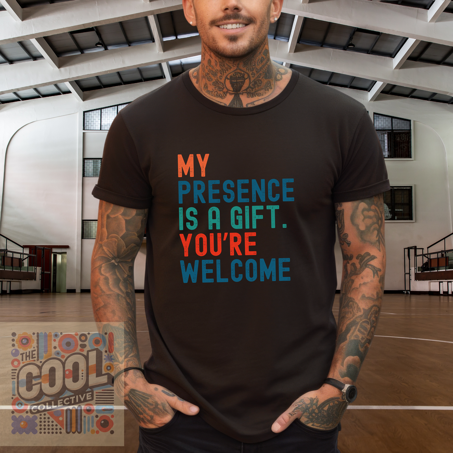 Unisex attitude shirt with humorous typography for social personalities