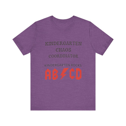 Kindergarten Chaos Coordinator Shirt, Fun Teacher Gift, Kindergarten teacher gift, teacher tee, end of year gift, Preschool, Free Delivery