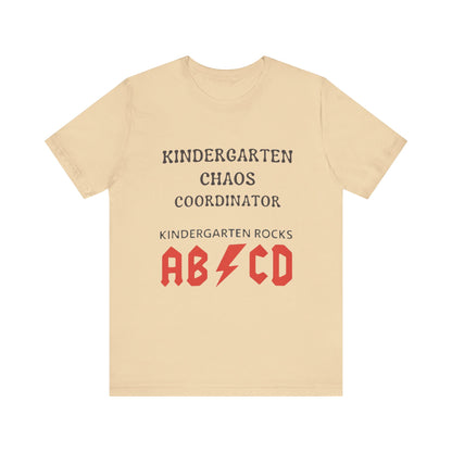 Kindergarten Chaos Coordinator Shirt, Fun Teacher Gift, Kindergarten teacher gift, teacher tee, end of year gift, Preschool, Free Delivery