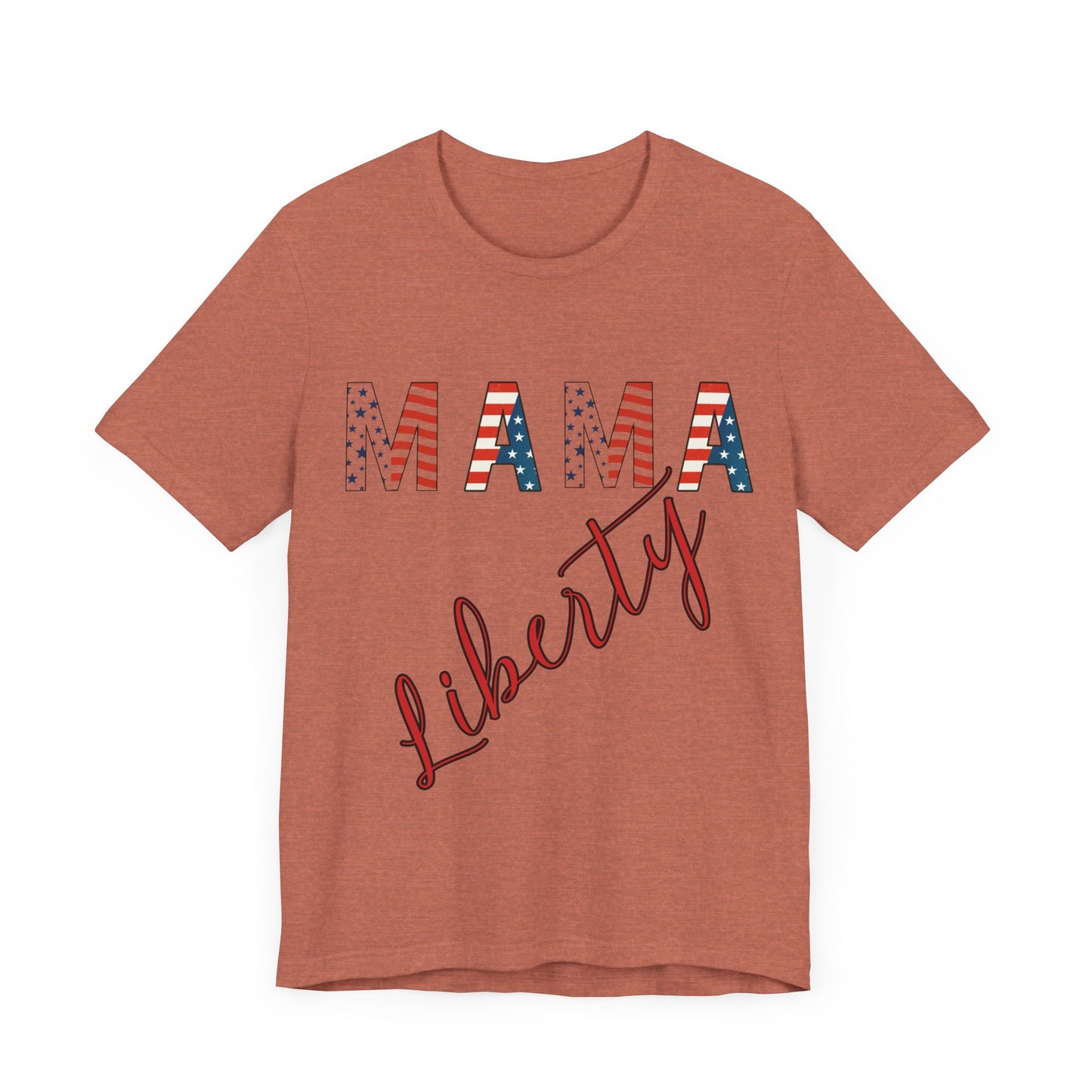 Mama Liberty 4th of July Tee – Patriotic Women’s Shirt for Independence Day, Summer BBQs & Family Celebrations, Family Bundle Tee, Free Delivery