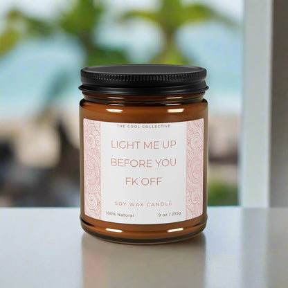 Rude - Smut soy candle with bold message – ideal for breakups or coworker gifts