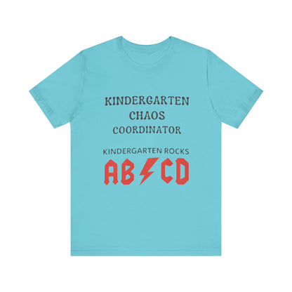 Kindergarten Chaos Coordinator Shirt, Fun Teacher Gift, Kindergarten teacher gift, teacher tee, end of year gift, Preschool, Free Delivery
