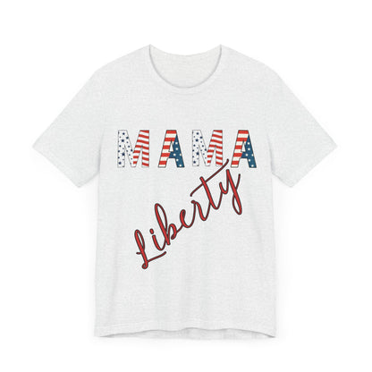 Mama Liberty 4th of July Tee – Patriotic Women’s Shirt for Independence Day, Summer BBQs & Family Celebrations, Family Bundle Tee, Free Delivery