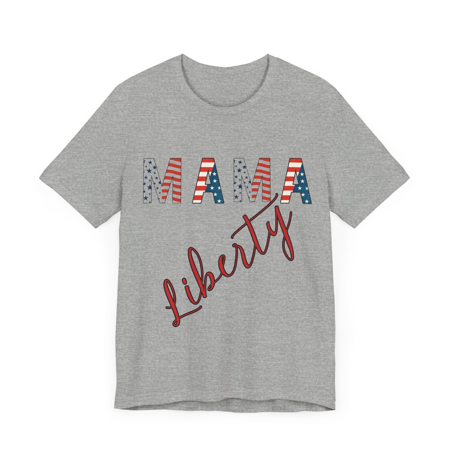 Mama Liberty 4th of July Tee – Patriotic Women’s Shirt for Independence Day, Summer BBQs & Family Celebrations, Family Bundle Tee, Free Delivery
