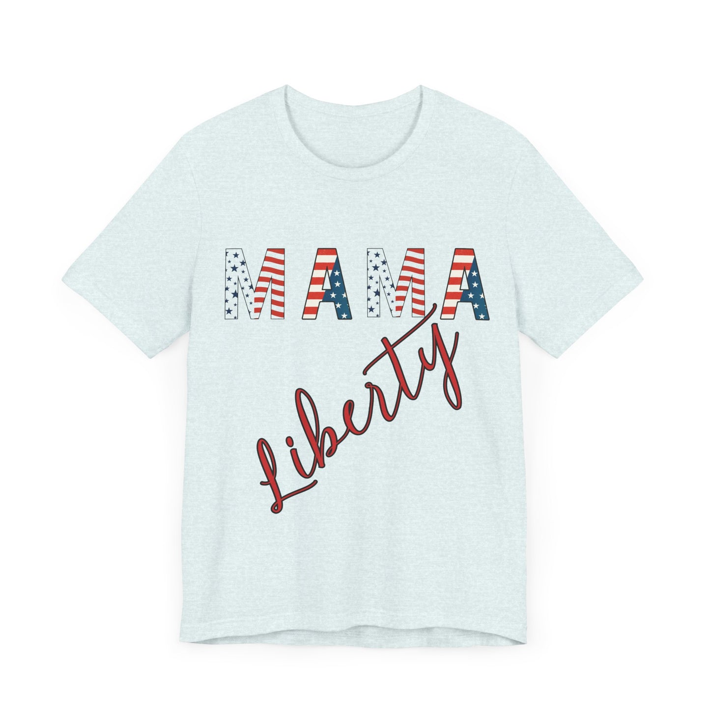 Mama Liberty 4th of July Tee – Patriotic Women’s Shirt for Independence Day, Summer BBQs & Family Celebrations, Family Bundle Tee, Free Delivery