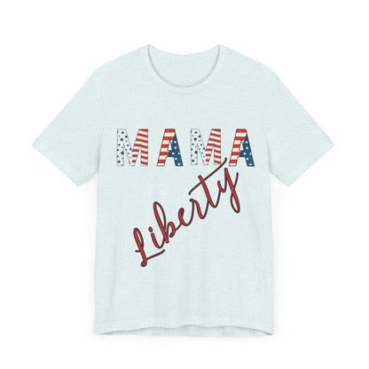 Mama Liberty 4th of July Tee – Patriotic Women’s Shirt for Independence Day, Summer BBQs & Family Celebrations, Family Bundle Tee, Free Delivery