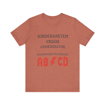 Kindergarten Chaos Coordinator Shirt, Fun Teacher Gift, Kindergarten teacher gift, teacher tee, end of year gift, Preschool, Free Delivery