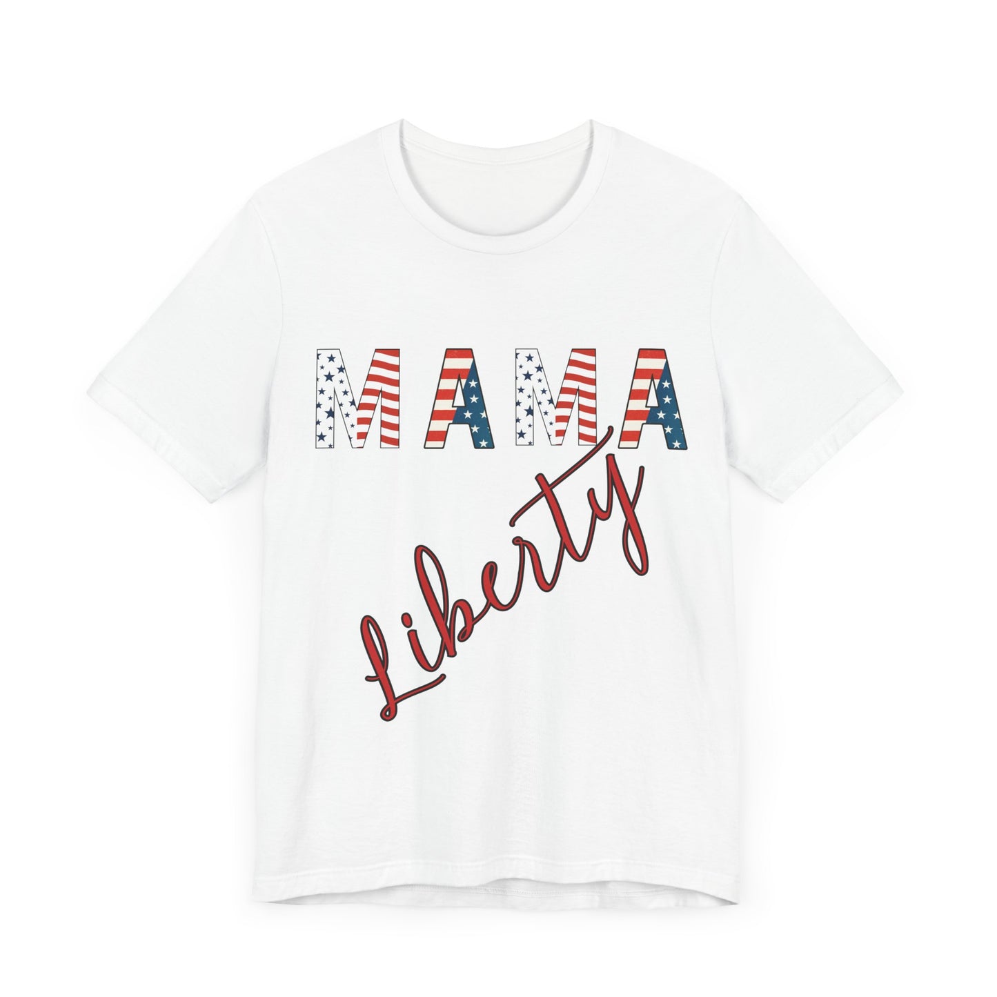 Mama Liberty 4th of July Tee – Patriotic Women’s Shirt for Independence Day, Summer BBQs & Family Celebrations, Family Bundle Tee, Free Delivery