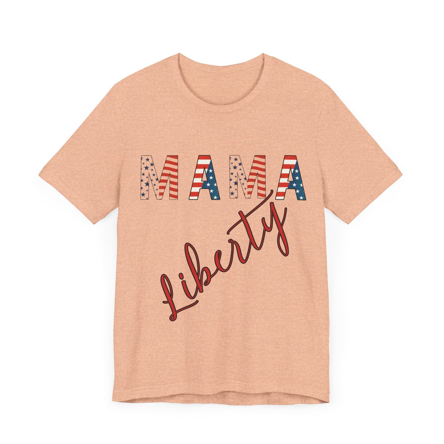 Mama Liberty 4th of July Tee – Patriotic Women’s Shirt for Independence Day, Summer BBQs & Family Celebrations, Family Bundle Tee, Free Delivery