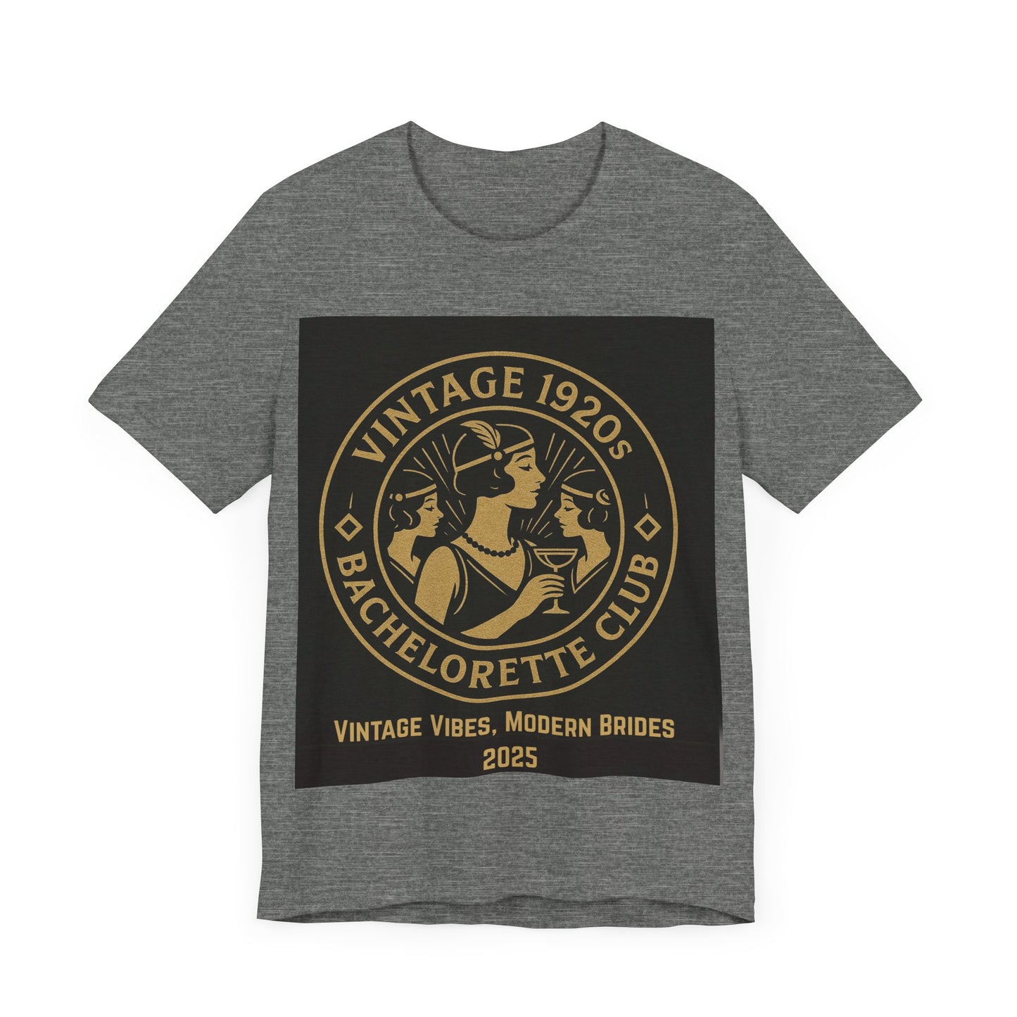 Vintage 1920s Bachelorette Party Shirt – Retro Flapper Bride Tribe Tee, Art Deco Bridesmaid Gift, Roaring 20s Bridal Shower Outfit, Custom Club Design 2025/bridesmaid gift ideas/bridal shower shirt/bridal shower shirt/gatsby themed bachelorette