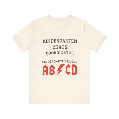 Kindergarten Chaos Coordinator Shirt, Fun Teacher Gift, Kindergarten teacher gift, teacher tee, end of year gift, Preschool, Free Delivery