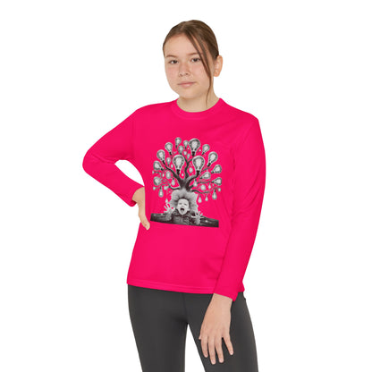 Surreal Young Einstein Design - Unique, fun and cool surreal designed long sleeved Tees for Young Kids