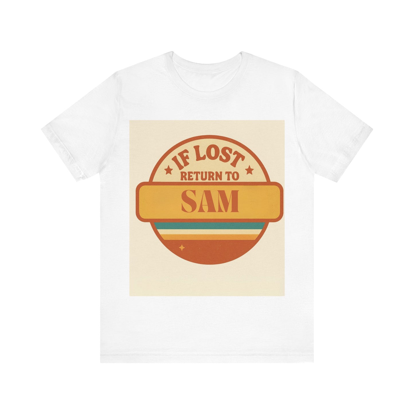 If Lost, Return to [Kid's Name] – Personalized Retro Father's Day T-Shirt for Dad - Custom Dad Shirt - Free Worldwide Delivery