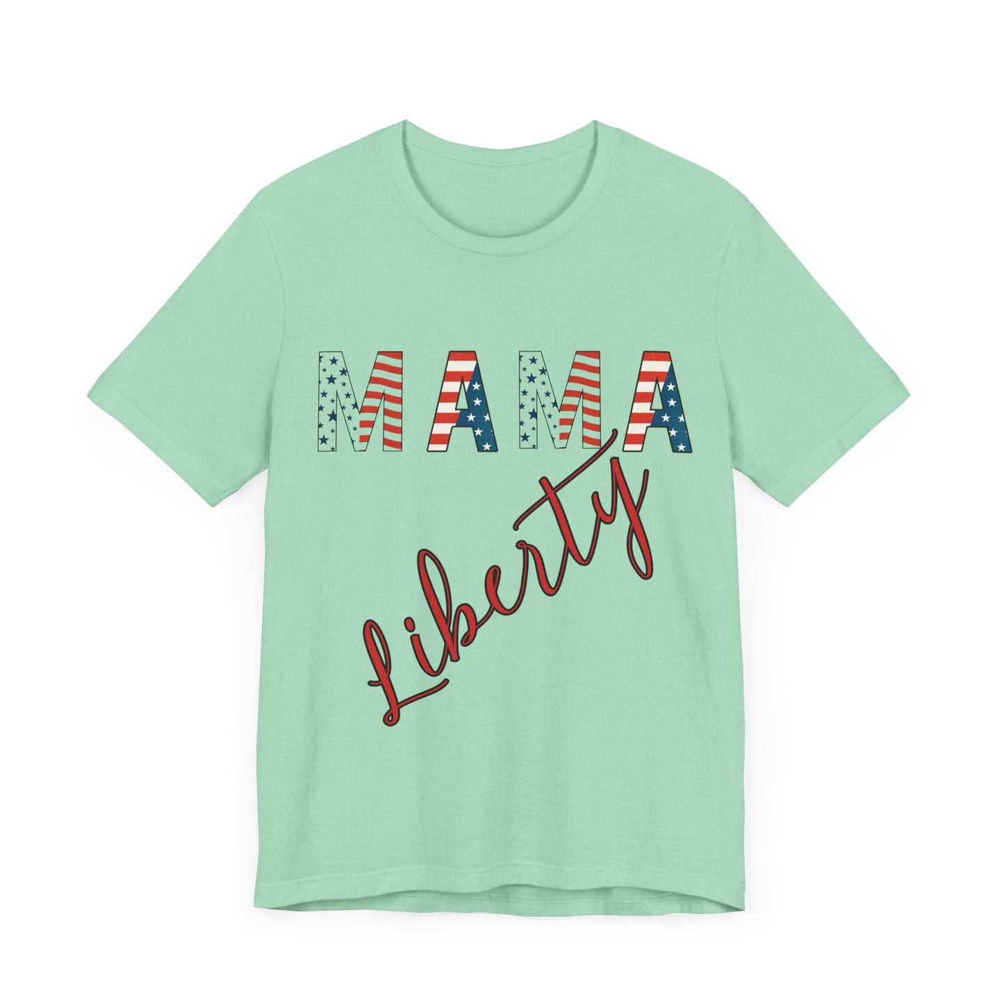 Mama Liberty 4th of July Tee – Patriotic Women’s Shirt for Independence Day, Summer BBQs & Family Celebrations, Family Bundle Tee, Free Delivery