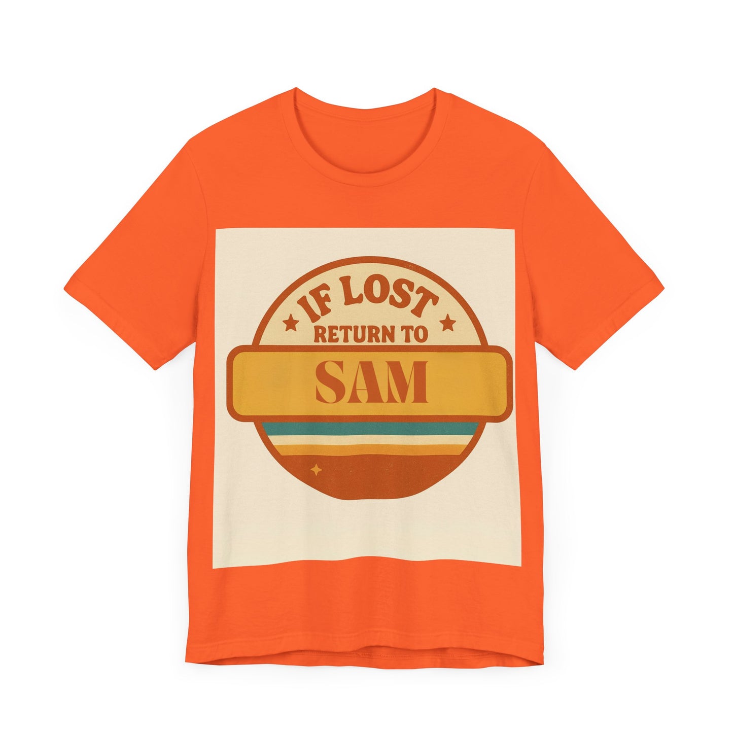 If Lost, Return to [Kid's Name] – Personalized Retro Father's Day T-Shirt for Dad - Custom Dad Shirt - Free Worldwide Delivery