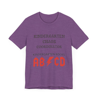 Kindergarten Chaos Coordinator Shirt, Fun Teacher Gift, Kindergarten teacher gift, teacher tee, end of year gift, Preschool, Free Delivery