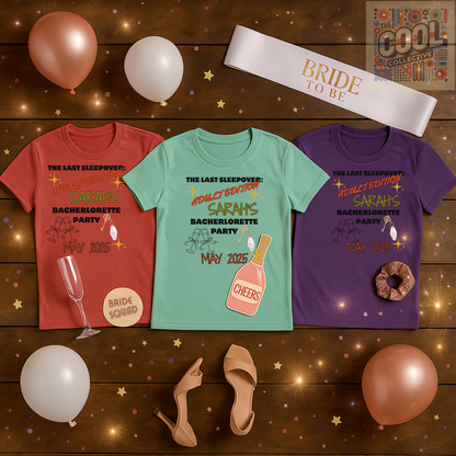 Custom Bachelorette Shirt – Personalized Bride Tribe Tee – Funny Hen Party T-Shirt for Girls Trip – Matching Bridal Party Shirts