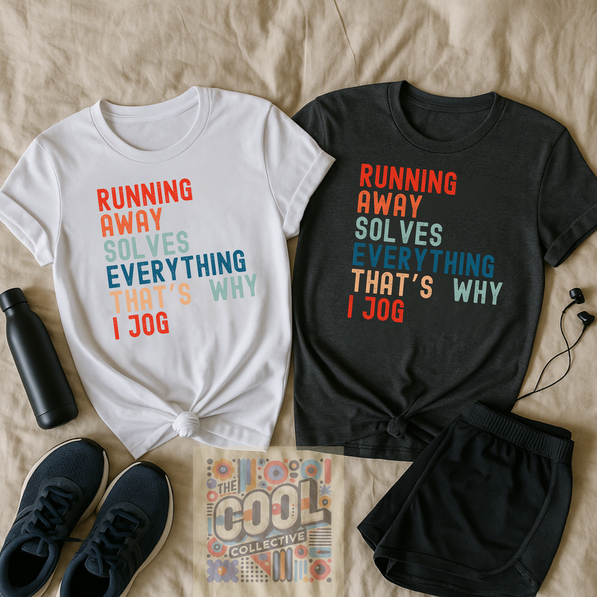 Funny fitness quote tee for joggers and runners