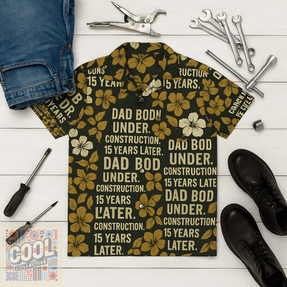 Dad Bod Hawaiian shirt, funny shirt for men, Father’s Day gift, Hawaiian shirt, men’s summer shirt, humor shirt, Hawaiian dad shirt for backyard BBQs