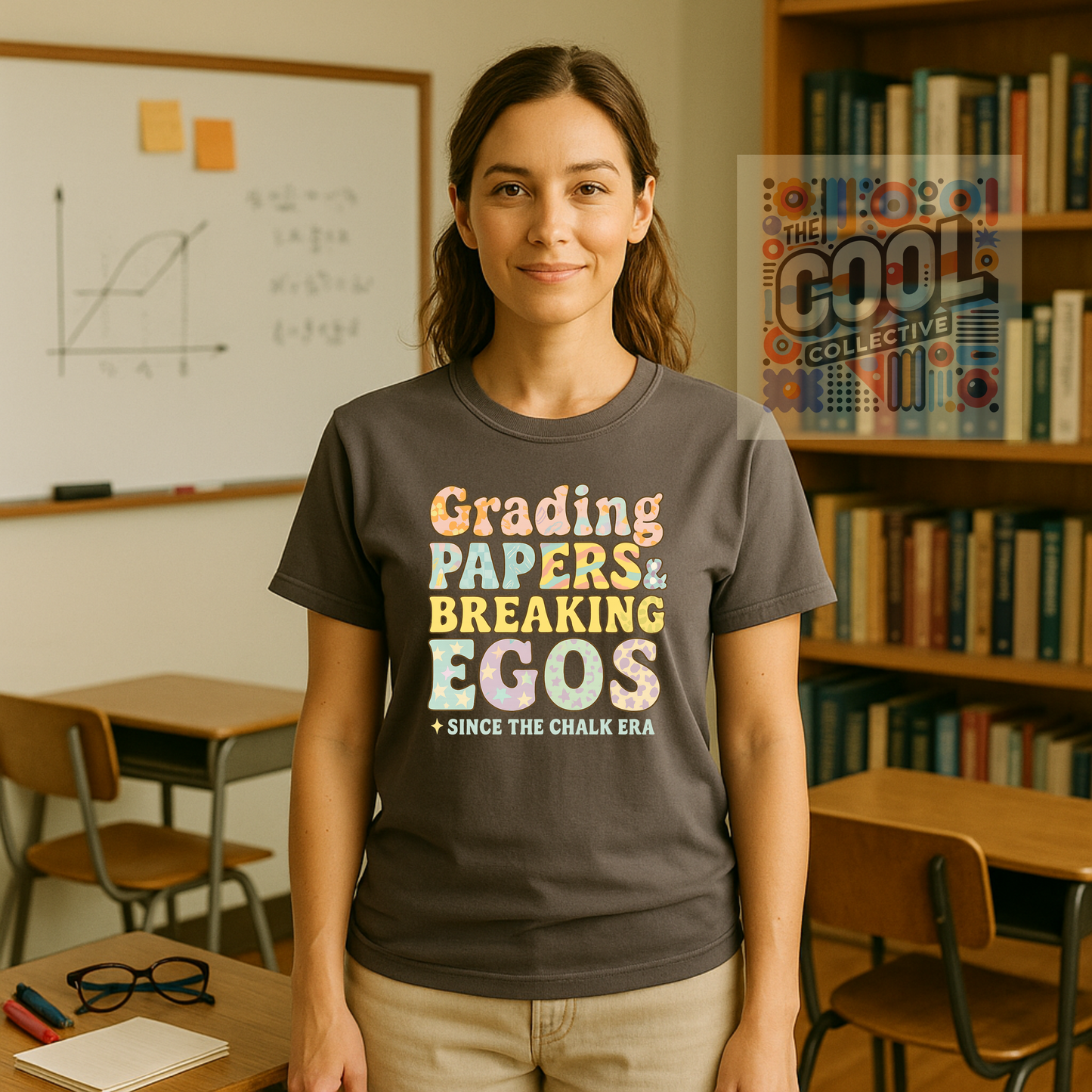 Teacher-themed T-shirt perfect for educators, staff gifts, back to school outfits, or Mother’s Day and teacher appreciation presents