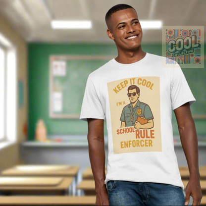 Teacher gift idea for rule enforcer classroom apparel