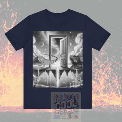 Doorway to Another Dimension T-Shirt – Surreal Portal Fantasy Tee | Dreamcore Unisex Shirt for Sci-Fi & Art Lovers