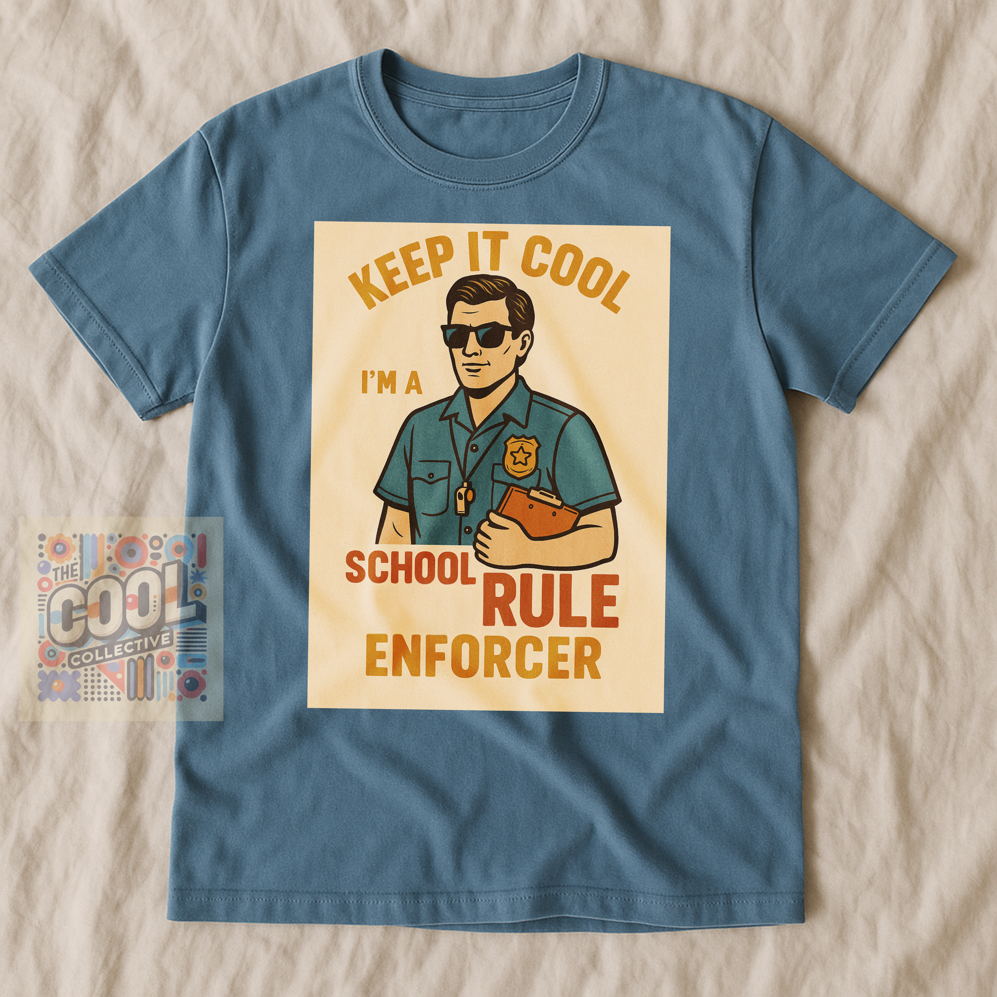 Retro school monitor shirt for educators and principals

